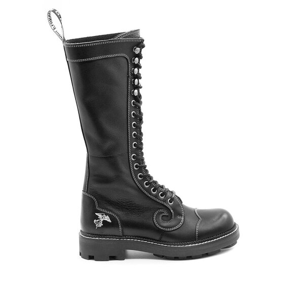 John Fluevog Shoes - John Fluevog 7th Heaven Zachary Tall Angel boots black size W9 M7 NWOB